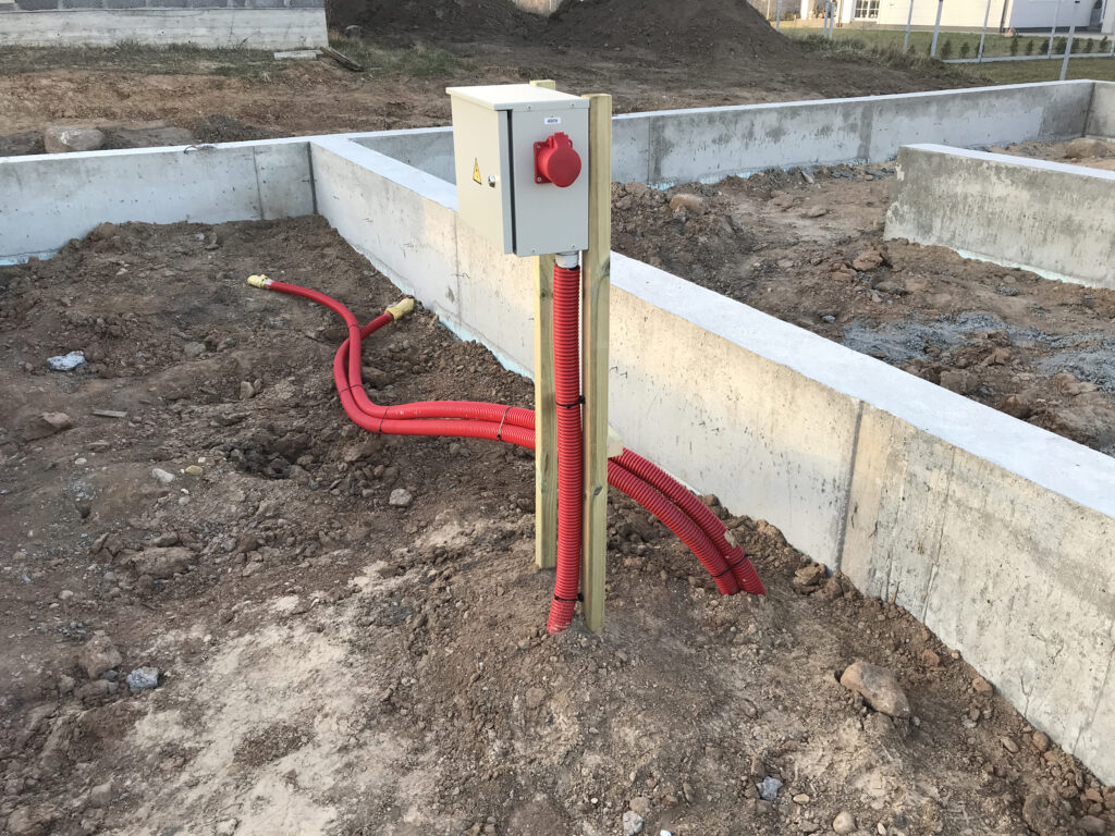 Laikinas elektros įvadas