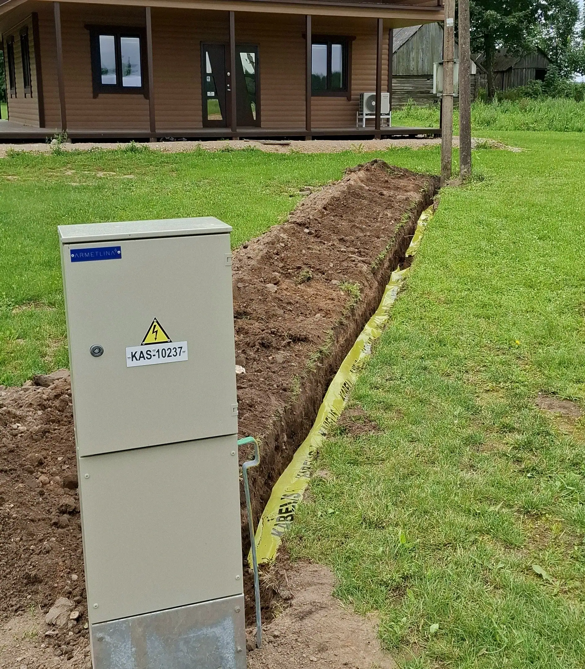 Elektros įvado darbai objekte