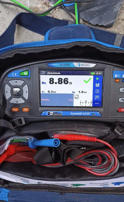 Įžeminimo ir matavimų darbai